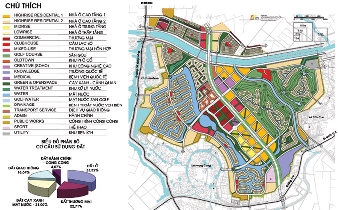 Bản đồ quy hoạch khu đô thị Ecopark