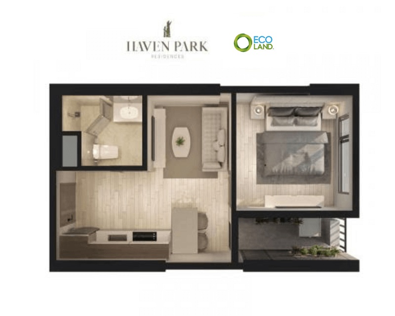 Giá căn hộ chung cư Haven Park Ecopark - 1PN 31m2